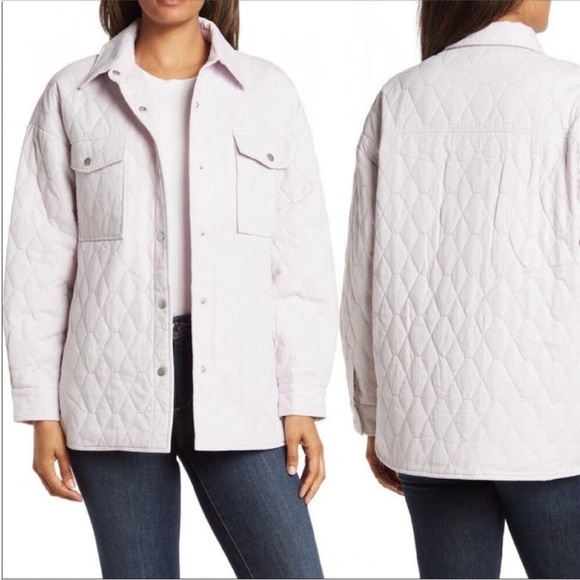 COFFEE SHOP Jackets & Blazers - COFFEE SHOP Quilted Shirt Jacket